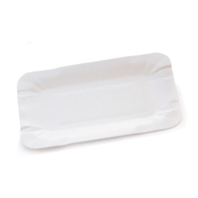 Тарілки одноразові Romus Картонні з бортиками 14 х 20 см 100 шт. (106011) Вінниця - фото 1