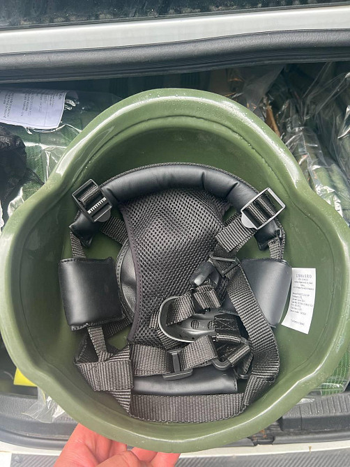 Каска кевларовая 3A пуленепробиваемая Шлем защитный (Зеленый) Винница - изображение 7