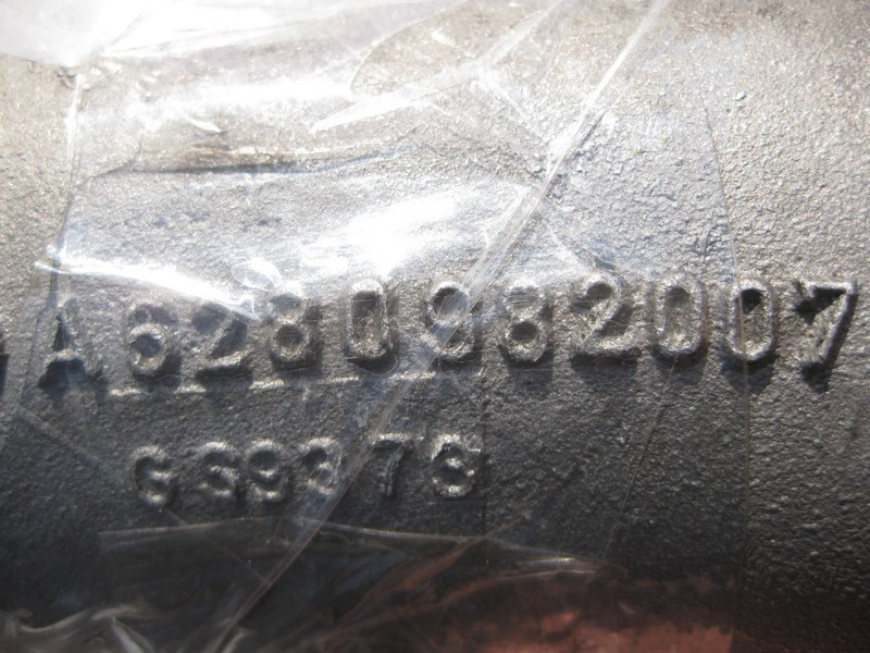 Mercedes-Benz  A6280982007 Алюмінієвий наддувний повітропровід від дросельної заслінки до труби колектора впускного двигуна OM628 V8 4.0 cdi S-Class W Одесса - изображение 3