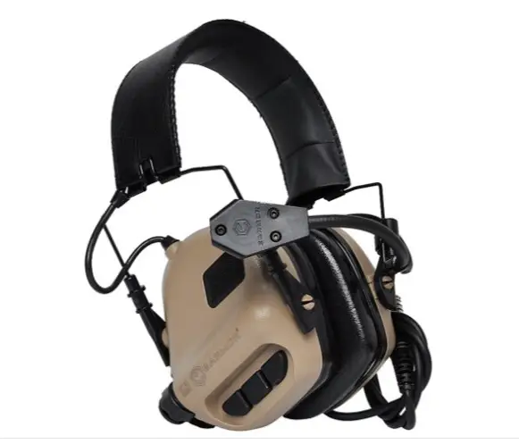 Тактические активные наушники Earmor М32 + крепление чебурашка OPS Core Койот Винница - изображение 3