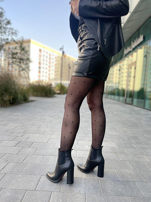 Nivelle Черевики жіночі NIVELLE чорні натуральна шкіра каблук 10 см размеры 35р.38р. (3918) Коломия - фото 9