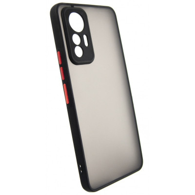 Чохол до мобільного телефона Dengos Matte Xiaomi 12 Lite (black) (DG-TPU-MATT-127) Вінниця - фото 2