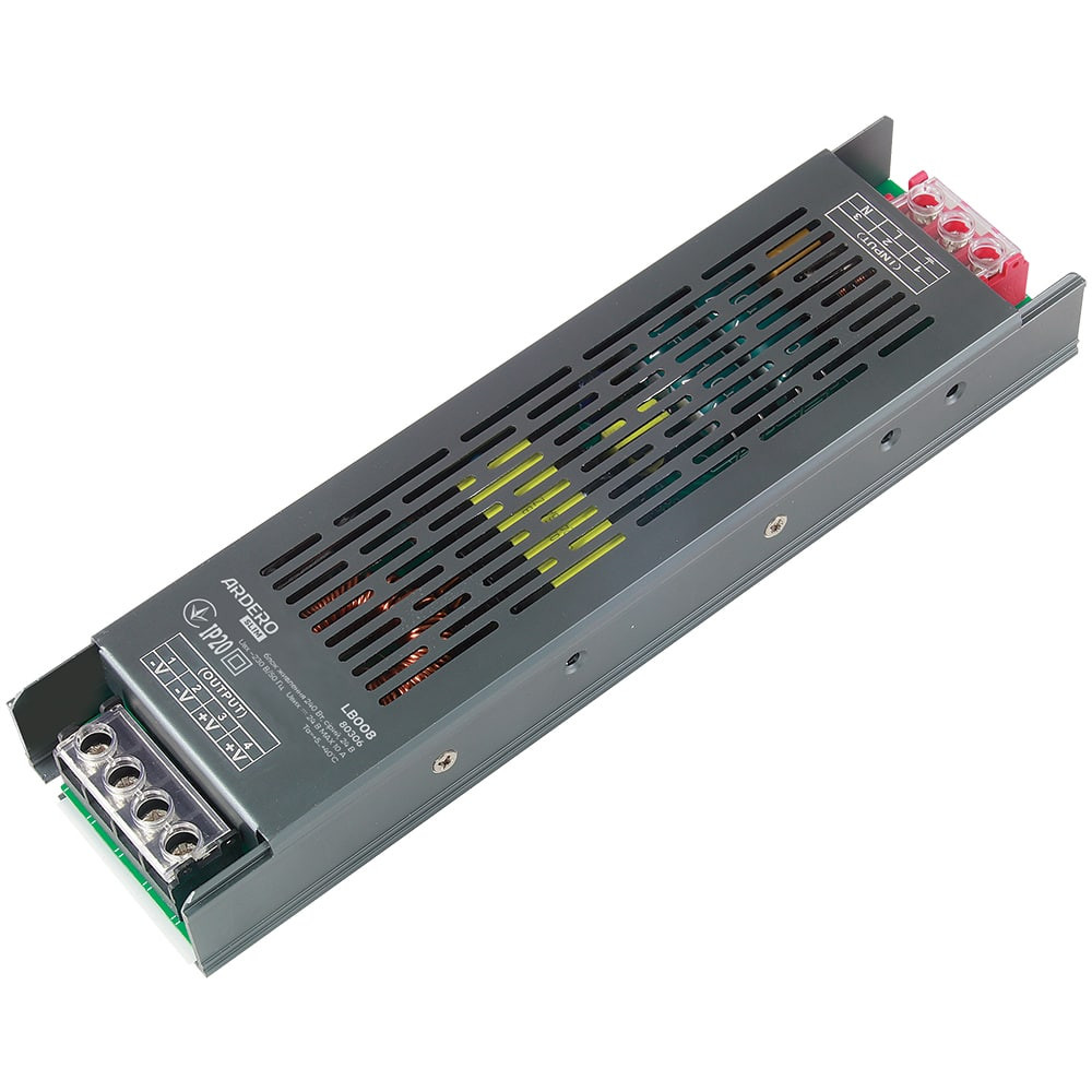Блок живлення для LED стрічки Ardero LB008 24В 240Вт IP20 (80306) Харків - фото 2