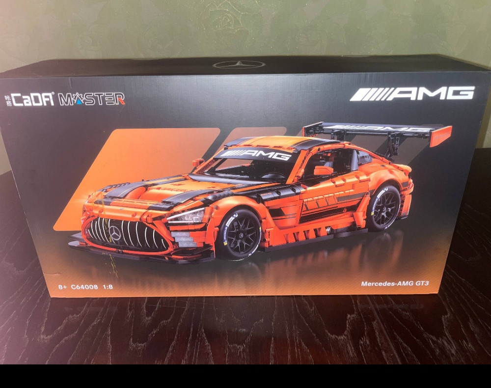 Конструктор CaDA Master Mercedes-AMG GT3 C64008W 1:8, 5466 деталей, гоночный автомобиль, механическая модель с LED и пневматикой Киев - изображение 8