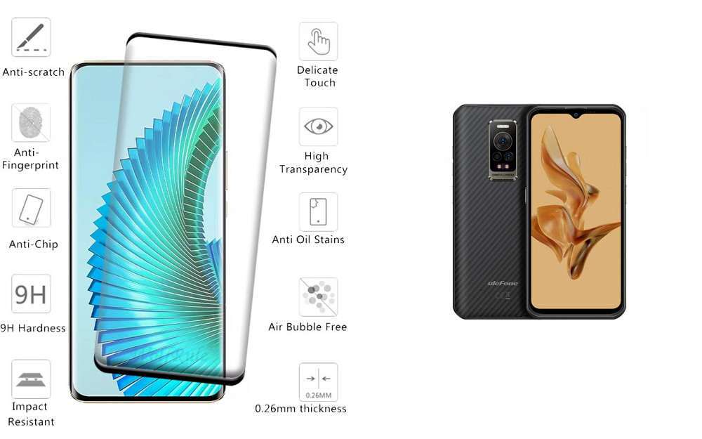 Захисне скло HyperGlass Pro для Ulefone Power Armor 17, Power Armor 17 Pro – максимальна чутливість та захист Київ - фото 2