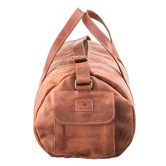Сумка дорожная Grande Pelle 11047 винтажная кожа Коричневая Киев