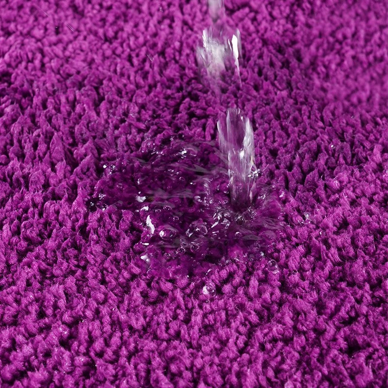 Коврик для ванны и душа Bathlux мягкий тканевой прорезиненный, нескользящий Фиолетовый Каменец-Подольский - изображение 4