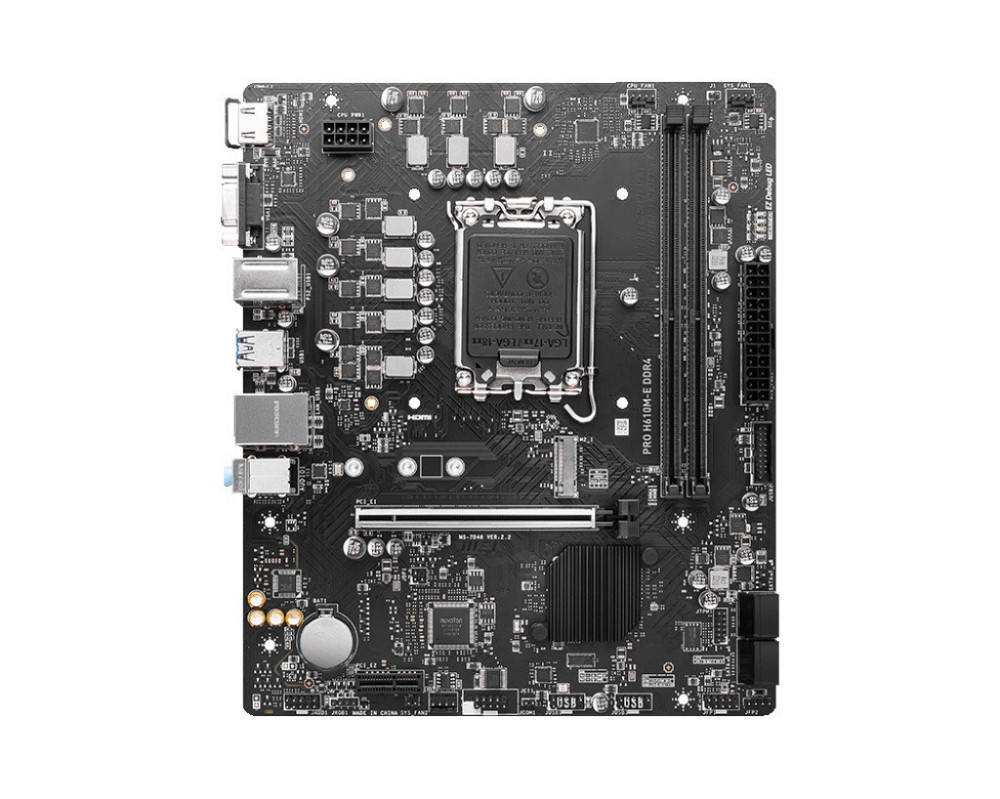 Материнська плата MSI Pro H610M-E DDR4 Socket 1700 Харків - фото 2