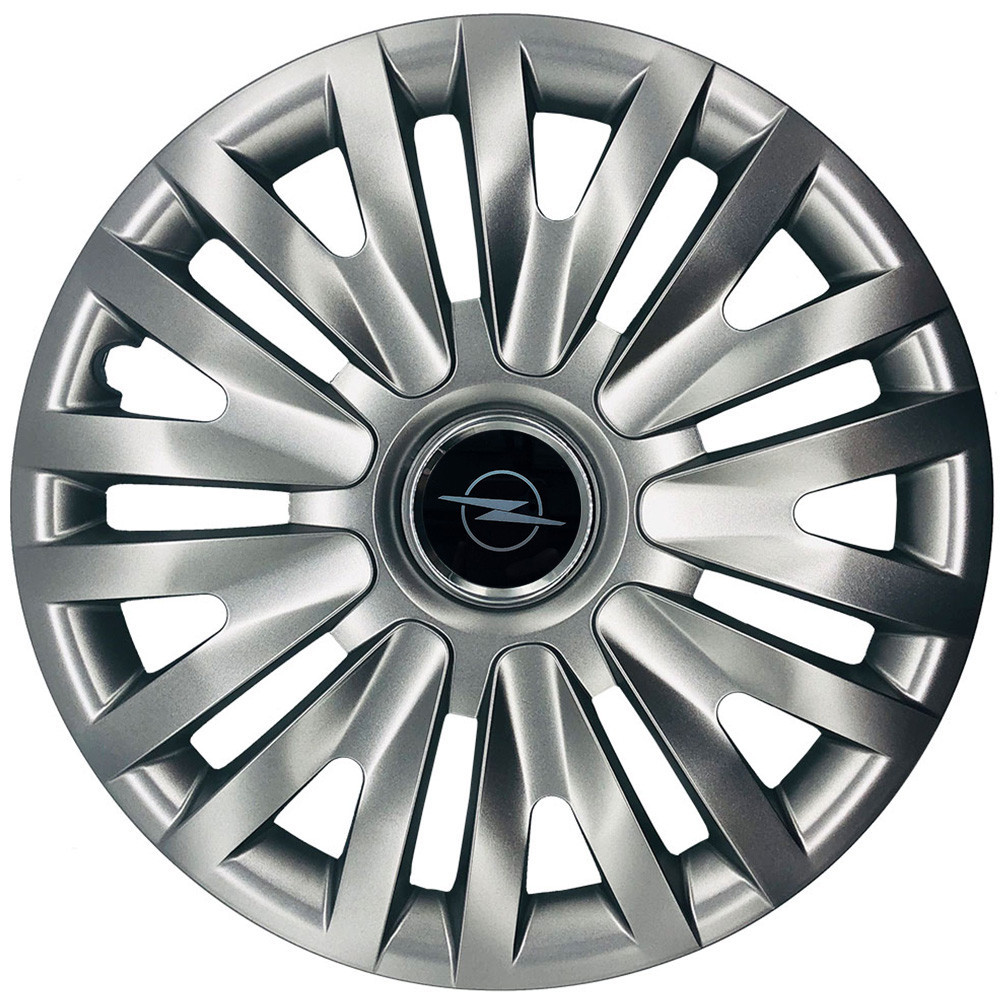 Автомобільні модельні ковпаки R13 Opel NEW 103 4шт, SJS, сріблясті Київ - фото 1
