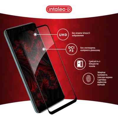 Стекло защитное Intaleo Full Glue Nokia G22 Black (1283126582189) Винница