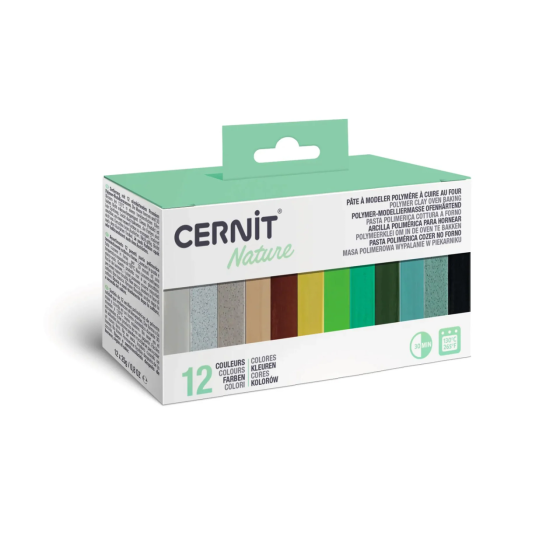 Набір пластики Nature Colours 12х25г Cernit Київ