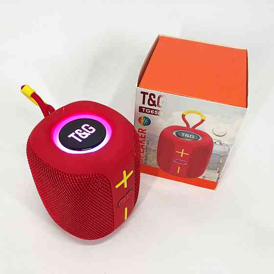 Акустична Bluetooth колонка зі світловою музикою TG658, Колонки для музики вдома, Блютуз аудіо приймач WA-15 Івано-Франківськ