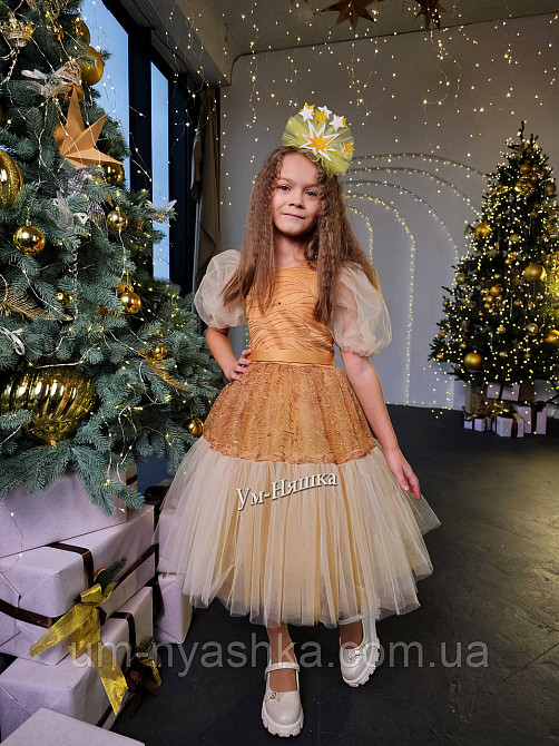 Золотое платье Костюм Звездочка Золотая рыбка Солнышко Кривой Рог - изображение 4