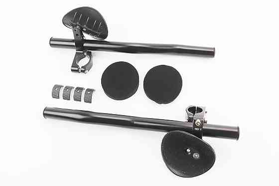 Кермо лежак 22,2/25,4/31,8x340мм, регульований, алюмінієвий, чорний Киев