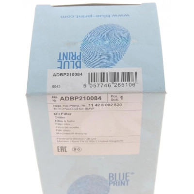 Фільтр масляний Blue Print ADBP210084 Вінниця - фото 8