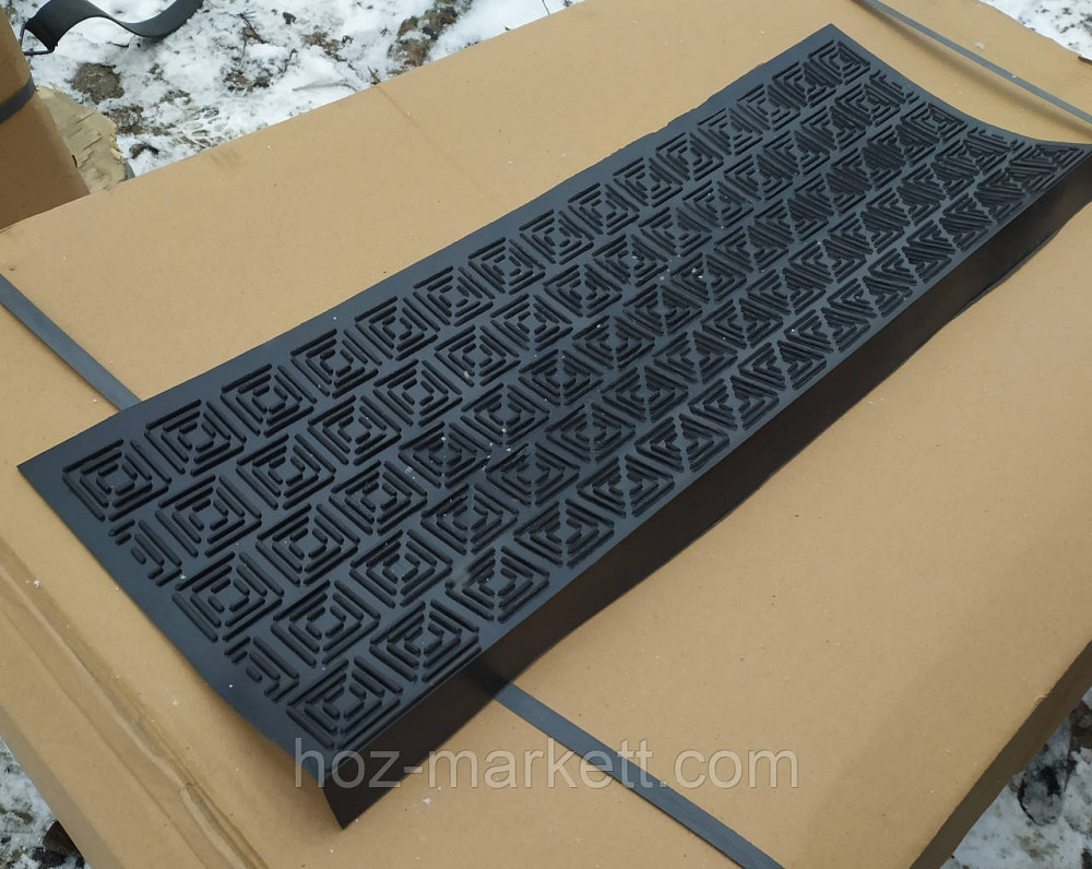 Резиновый  73 х 24 см антискользящий коврик накладка  на ступень Харьков - изображение 2