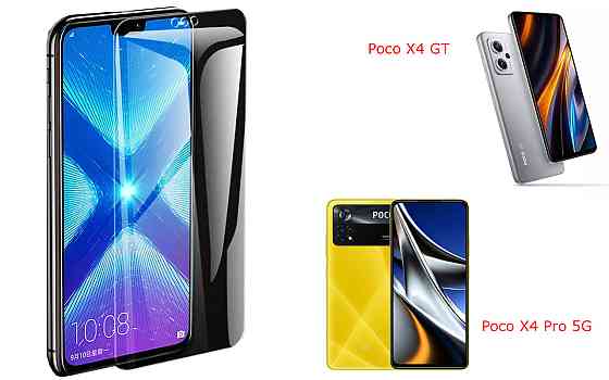 Защитное стекло NeoGlass для Poco X4 GT, Poco X4 Pro 5G – ультрапрозрачное и устойчивое Киев