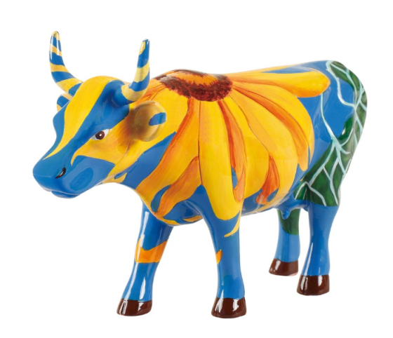 Коллекционная статуэтка Cow Parade корова Udderly Sunflowers, Size М Ровно