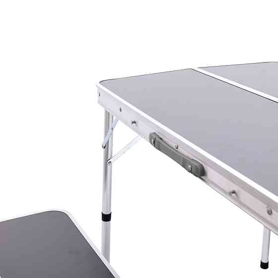 Lugi Комплект туристичний стіл + 2 лавки складні меблі Сірий Lugi JY-9060G Коломыя