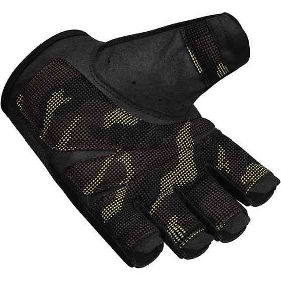 Рукавички для фітнесу RDX T2 Half Brown S Каменское