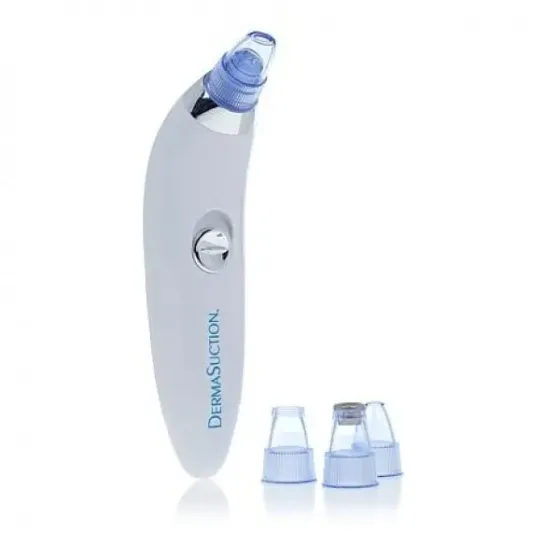 Вакуумный очиститель Derma suction DS Vacuum для профессиональной чистки кожи и пор лица - легкий компактный удобный прибор в использовании + 4 насадк Коломия
