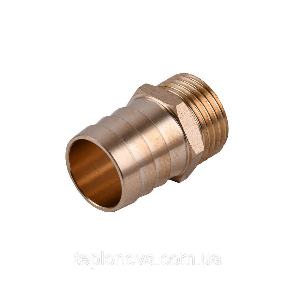 Штуцер 1/2"Н 20 мм латунний LU3J2S OPTIMUM Чернівці - фото 2