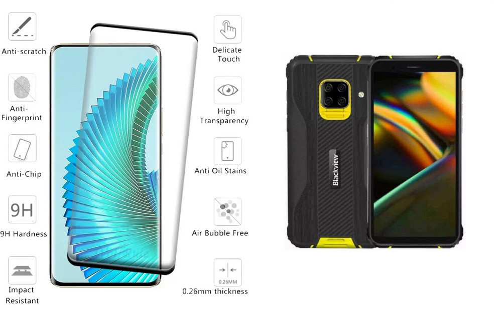 Захисне скло HyperGlass Pro для Blackview BV5100 – максимальна чутливість та захист Київ - фото 2