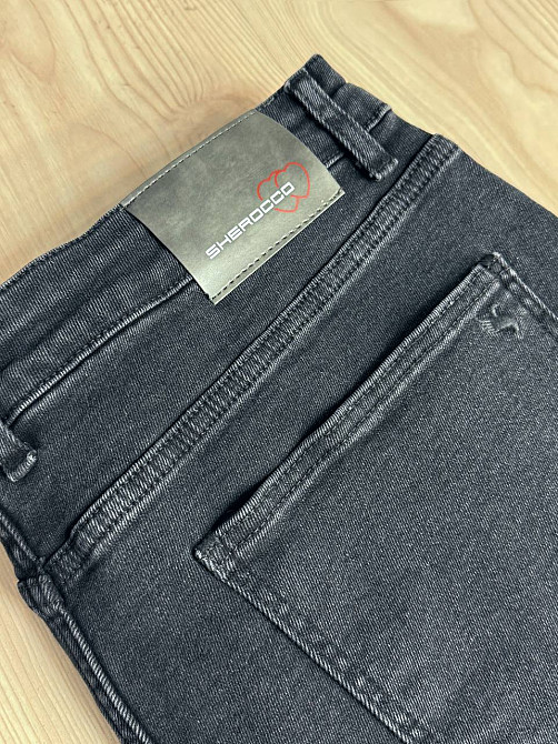 Джинси жіночі Sherocco 3302-1 мом relax великі розміри супер батал чорні, чорний, 44, 44, 116 см, 140 см Київ - фото 6