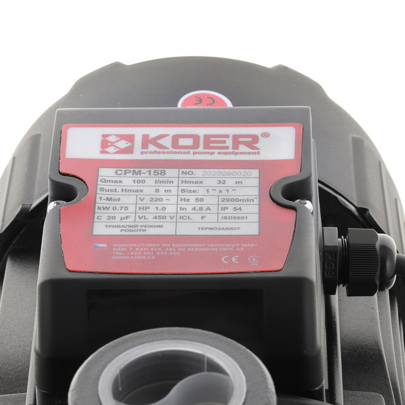 Насос поверхневий відцентровий Koer CPM-158   ( KP2654 ) 36567 Харьков - изображение 6