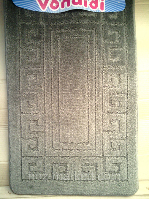 Набор ковриков для ванной и туалета серый производство Турция Харьков - изображение 1