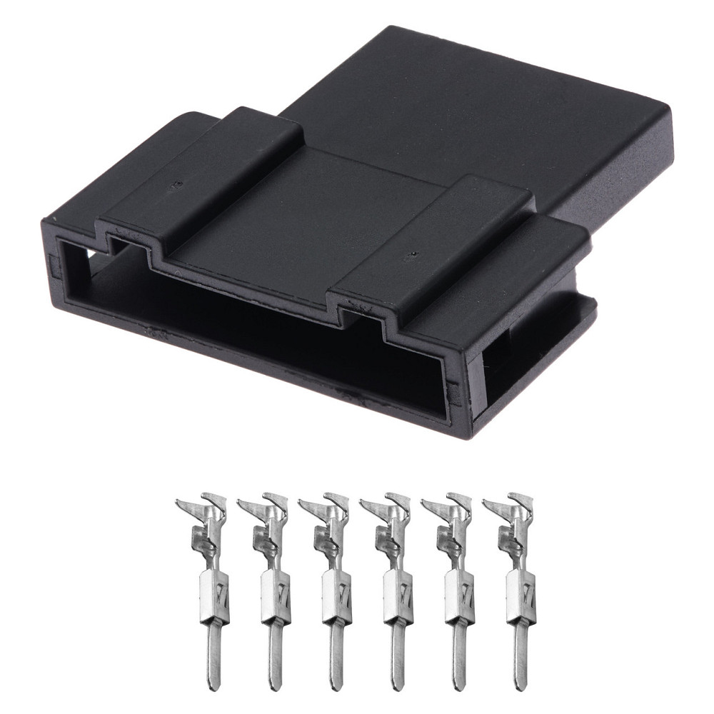 Електричний з'єднувач, 6-контактний, Педаль Акселератора, Чорний, Пластик, Київ - фото 1