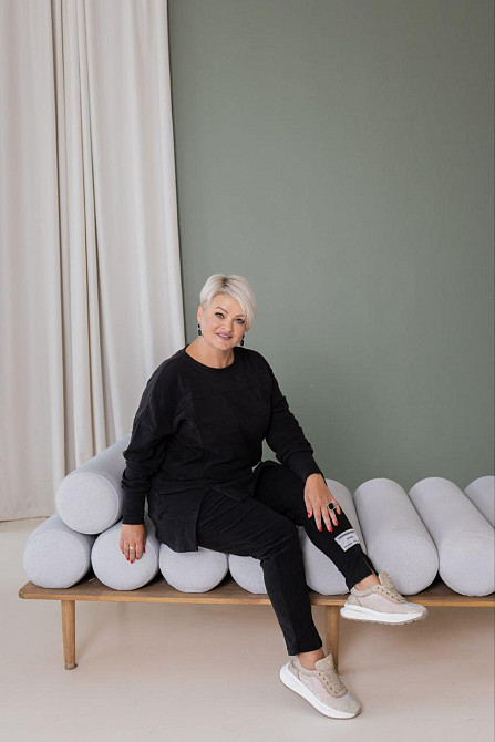 Женский теплый прогулочный костюм двойка батал пума плюш Черный, 60/64 Одесса - изображение 6