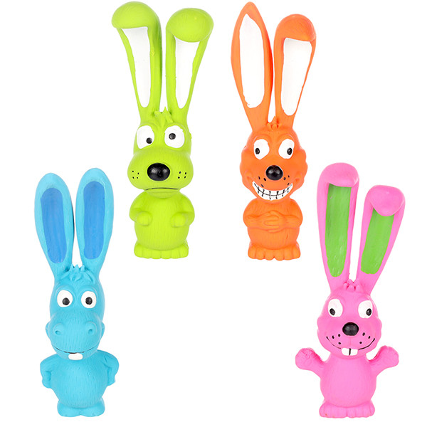 Flamingo Teeta Donkey Dog Fox Rabbit ФЛАМИНГО ТИТА ОСЛИК СОБАКА ЛИСА КРОЛИК латексная игрушка с пищалкой для собак Киев - изображение 1