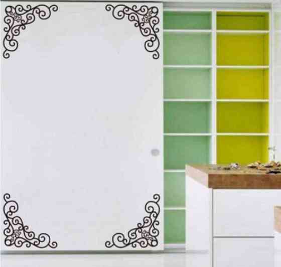 Інтер'єрні наклейки на меблі, стіни - розмір всієї наклейки 25*60см Київ