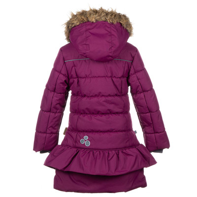 Пальто детское Huppa WHITNEY 12460030 бордовый 134 (4741468685847) Винница - изображение 2