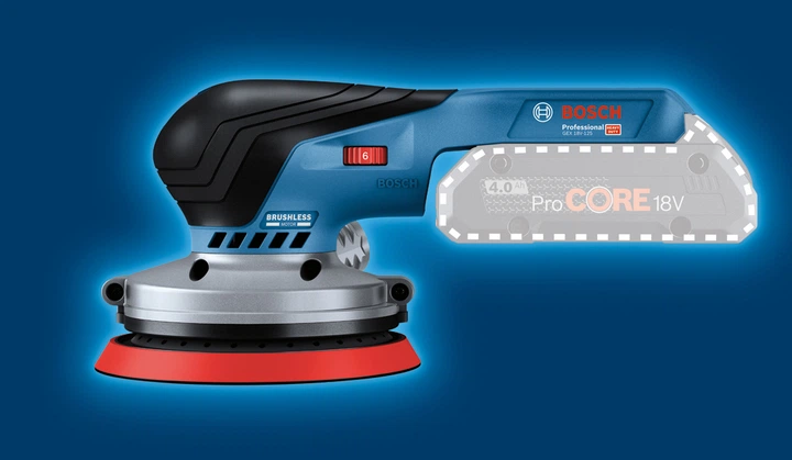 Акумуляторна ексцентрикова шліфмашина Bosch Professional GEX 18V-125, 18 В, 125 мм, безщіткова, Б/В Київ - фото 2