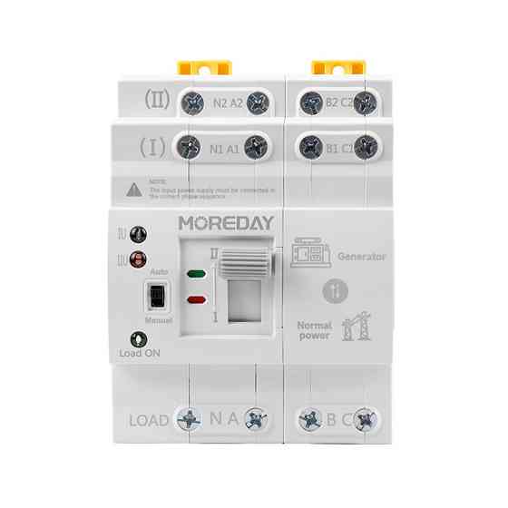 Автоматичний перемикач резерву GEYA G2R-63II для генератора Київ