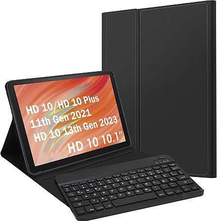 Чехол с клавиатурой для планшета Kindle Fire HD HD 10/HD 10 Plus (11-го поколения 2021/13-го поколен Днепр - изображение 1