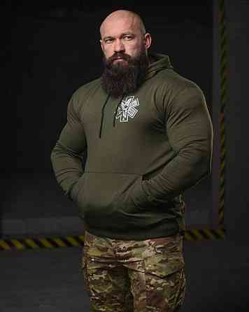 Худи maklin  олива Para medic   НП4895 Одесса