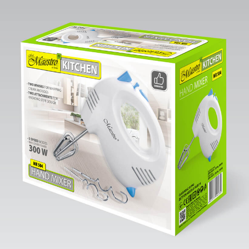 Міксер ручний 500W MR-504  Maestro Житомир