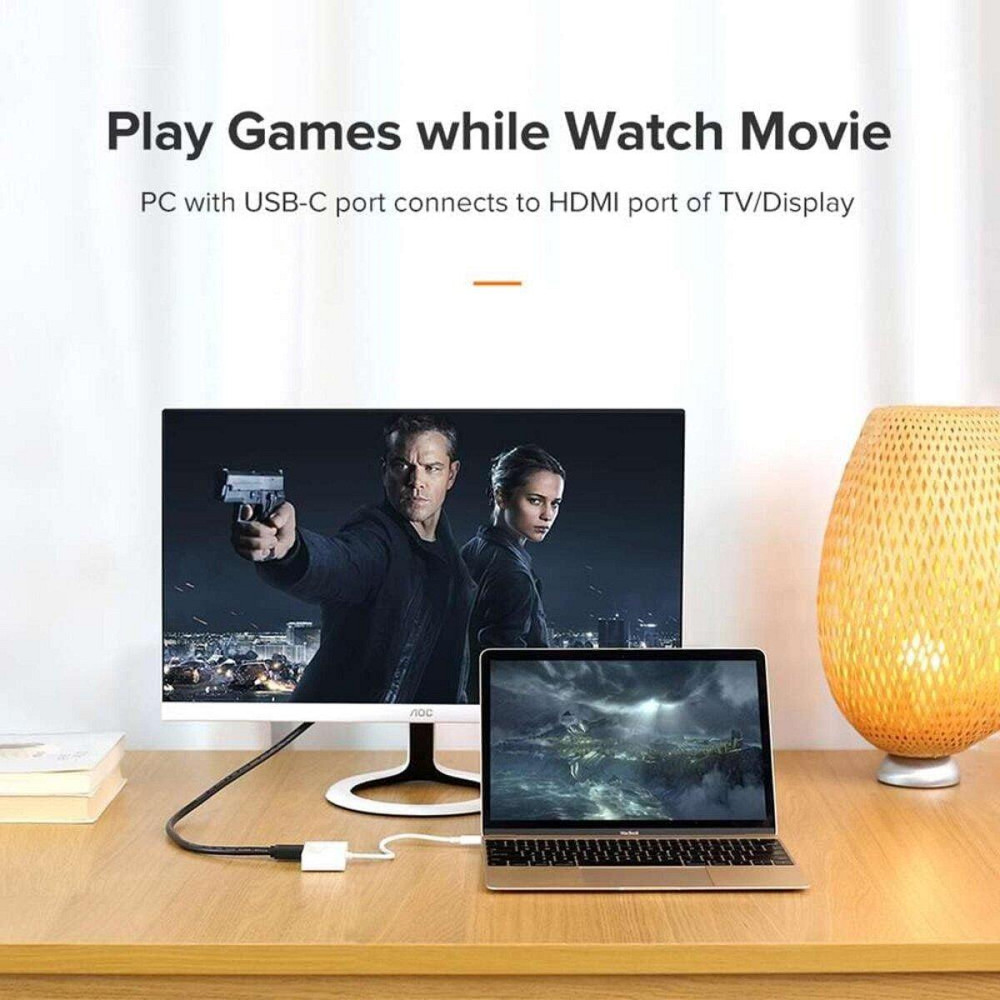 Хаб адаптер переходник UGREEN USB Type C to HDMI + VGA Converter (White) UGR-30843 Одесса - изображение 7