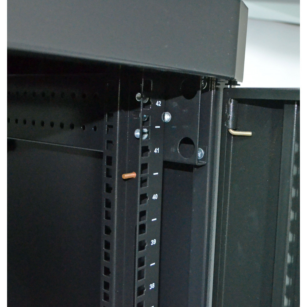 Шафа серверна CMS 33U 610 х 865 UA-MGSE3368MPB посилена з перфорованими дверима для мережевого обладнання Киев - изображение 5