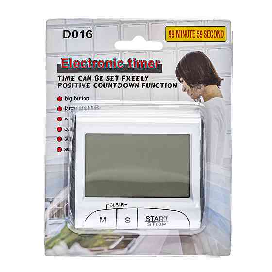 Таймер Кухонний цифровий D016 Дніпро