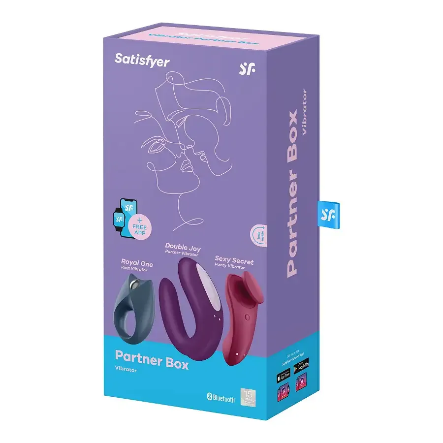 Набір Satisfyer Partner Box 3 (вібратори Double Joy та Sexy Secret + віброкільце Royal One) Львів - фото 7