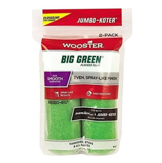 Комплект мініваликів Wooster Big Green Jumbo-Koter 4½" 1/2 110x13 мм (310-4) Київ - фото 1