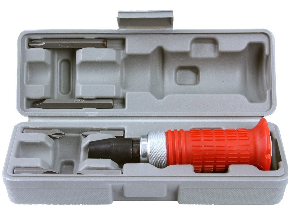 Набір ударних викруток 7 шт різних біт із чохлом Mar-Pol (M61010) Нововолинськ - фото 9