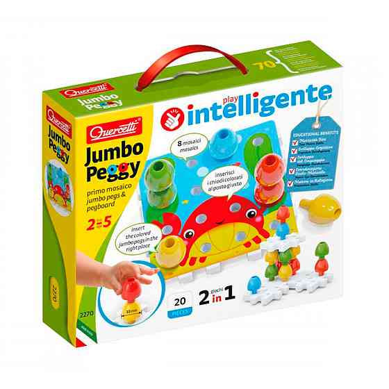 Набір - Для занять мозаїкою (великі фішки (16 шт.), картки, основи) Дніпро