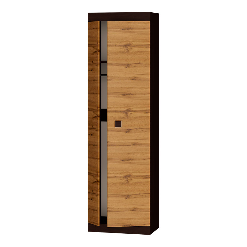 Шкаф распашной Эверест Соната-600 венге темный + дуб крафт золотой (DTM-2308) Львов - изображение 2