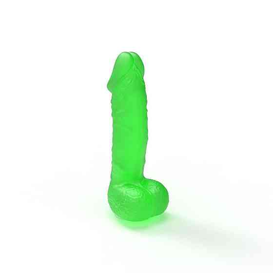 Крафтовое мыло-член с присоской Pure Bliss MINI Green, натуральное Sex Aura Киев