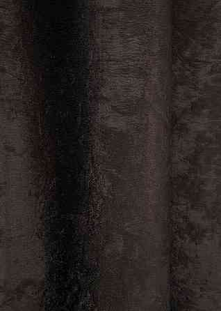 Шторна тканина льон-софт однотонний, колекція "Парма" висота 2,7м колір венге 1087ш Київ